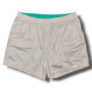 Birddogs Mens Lined Gym Shorts 3XL Khaki Tan Teal Liner Athletic Workout Running
